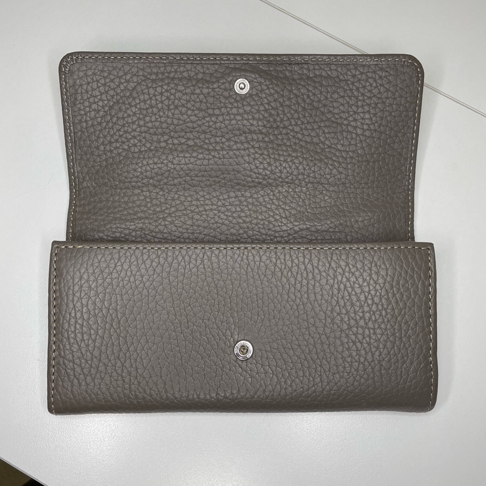 Dooney and Bourke Pebble Large East/West Sac and Wallet in Elephant - Picture 8 of 16